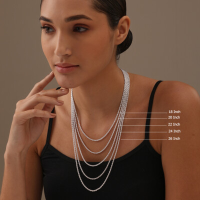 Silberkette für Damen